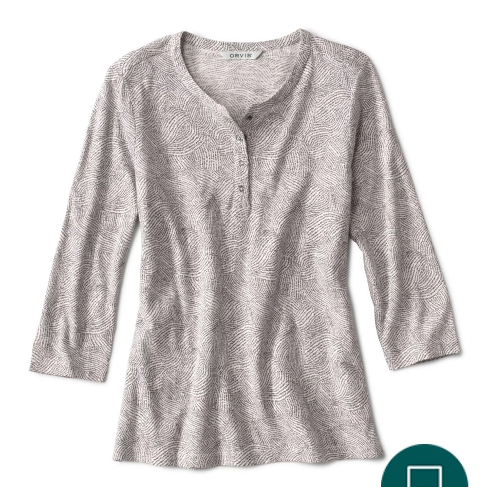 Orvis 1/2 button, and 3/4 sleeve